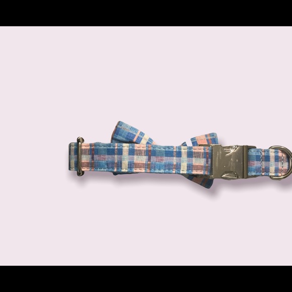 Cute Plaid Bow tie Dog Collar - Picture 3 of 3